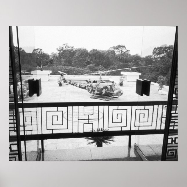 Poster Saigon HCMC Vietnam, Huey Helicopter (Frente)