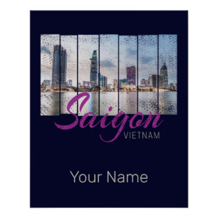 Pôster Saigon (Ho-Chi-Minh-Stadt) HCMC Vietnam Souvenir