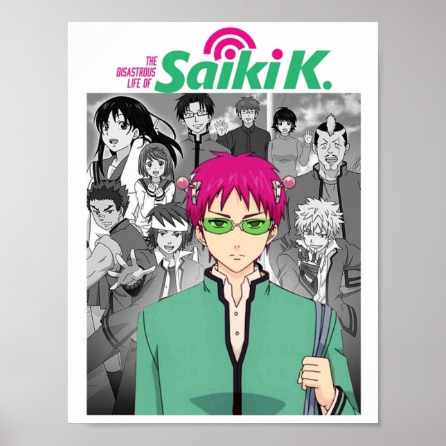 Poster Saiki K Life (Frente)