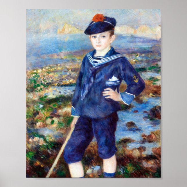 Poster Sailor Boy por Pierre-Auguste Renoir (Frente)