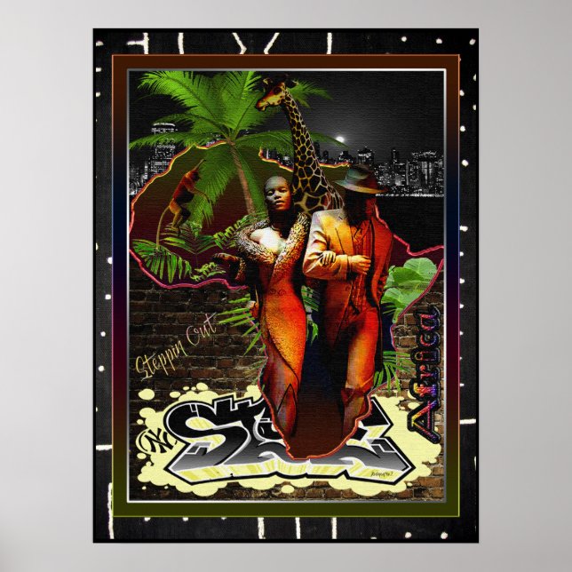 Pôster Saindo da África (Frente)