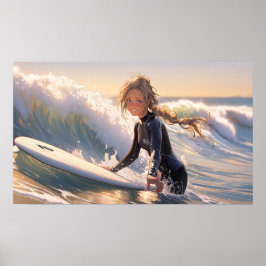 Poster Saindo para pegar uma onda