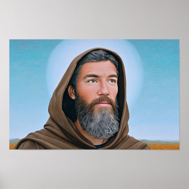 Poster Saint Anthony the Abbot: The Desert Hermit’s Peace (Frente)