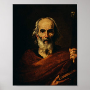Poster Saint Joseph by Jusepe de Ribera