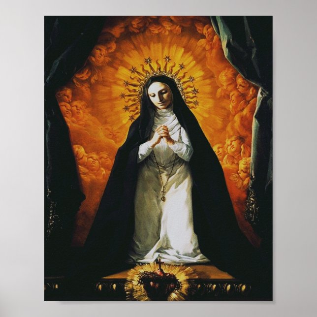 Poster Saint Margaret Mary Alacoque (Frente)
