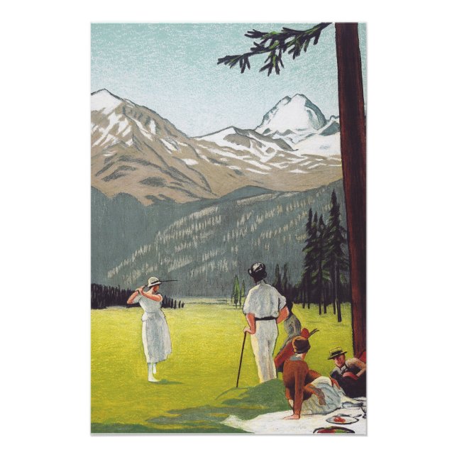 Pôster Saint Moritz por Emil Cardinaux (Frente)