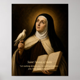 Poster Saint Teresa of Avila Art Print