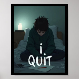 Poster Sair do adesivo