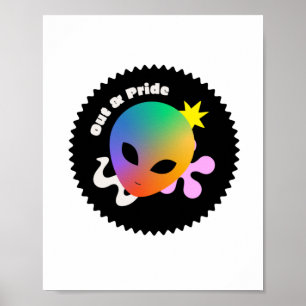 Poster SAIR e Orgulho. LGBT+orgulho.