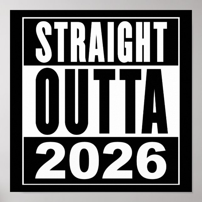 Poster Saiu direto de 2026 (Frente)