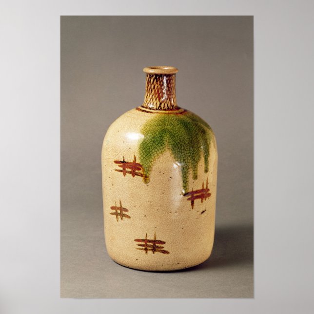 Poster Sake bottle, from Oribe (Frente)