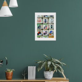 Poster Sake Casks of Ise Shrine: Japão