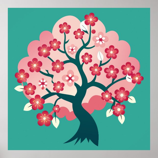 Poster Sakura Cascade (Frente)