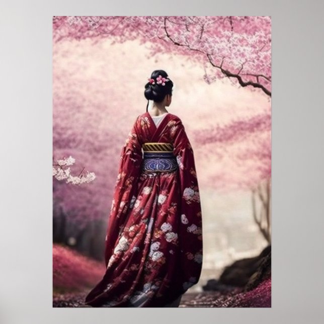 Poster Sakura Geisha (Frente)