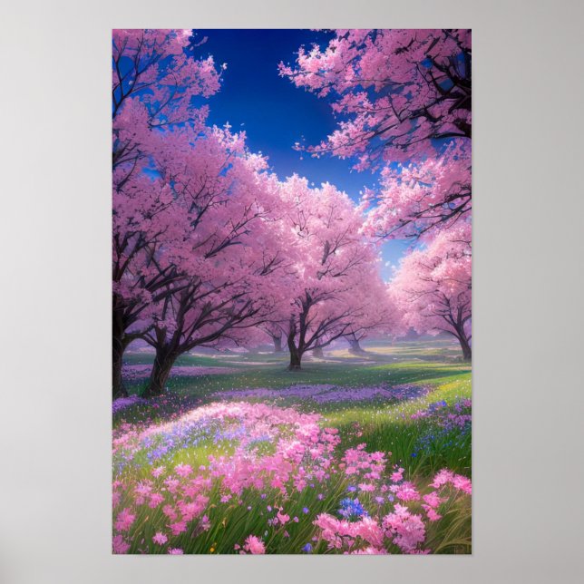 Poster Sakura Meadows in Bloom (Frente)