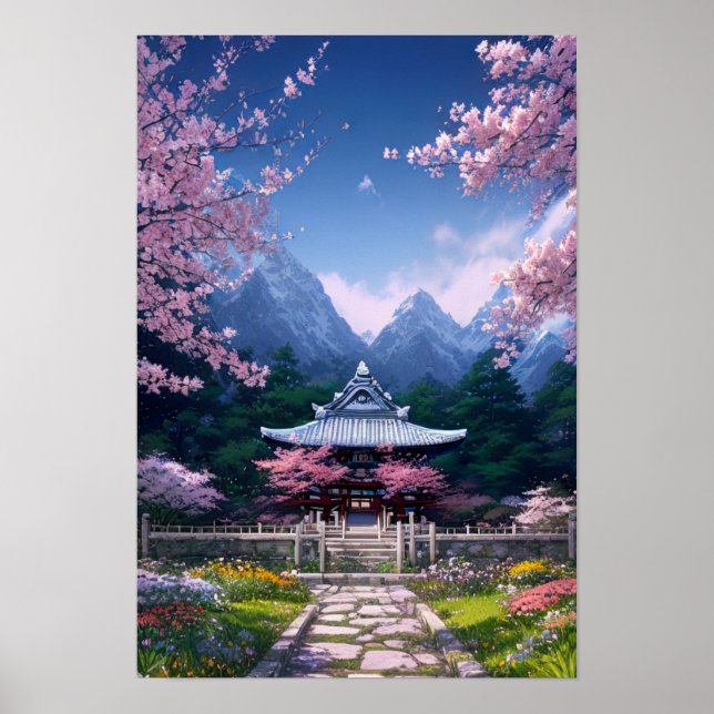 Poster Sakura Serenity (Frente)