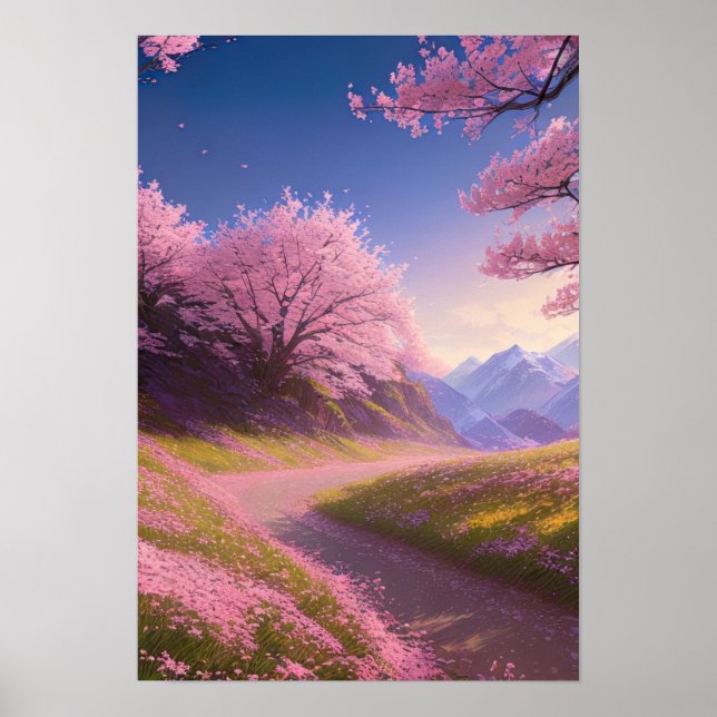 Poster Sakura Trail (Frente)
