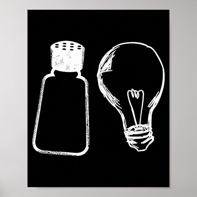 Poster Sal e Luz Seja Ye Sal Bíblia Versa Matthew 513-1 (Frente)