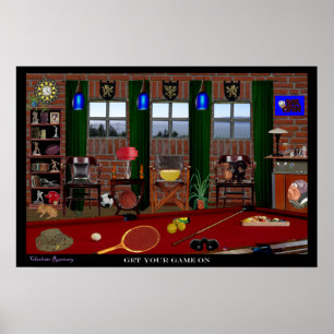 Poster Sala 22,5 x 15 dos esportes