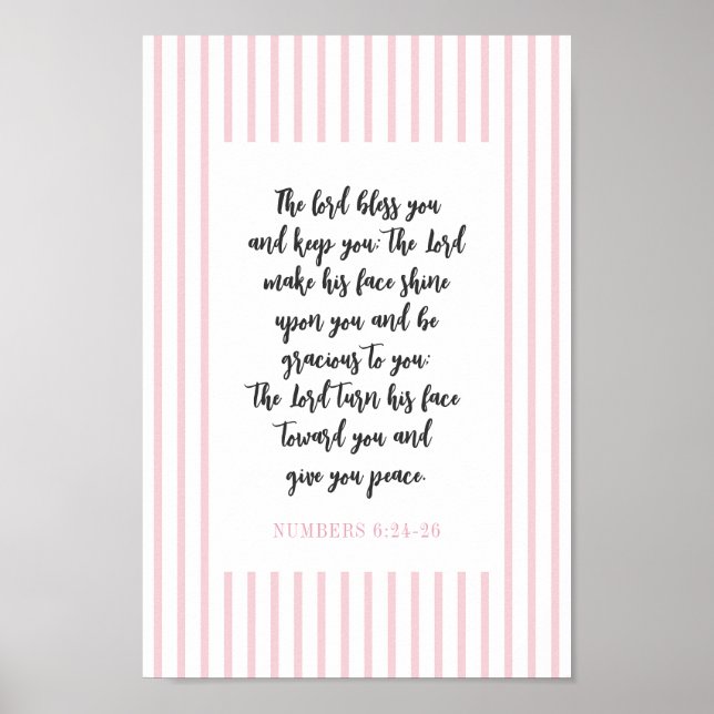 Poster Sala de Arte Cristã Decor Pink (Frente)