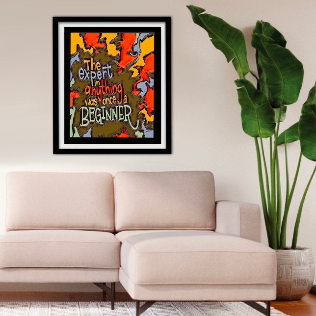 Poster Sala de aula principal de Abstrato colorida divert (Criador carregado)