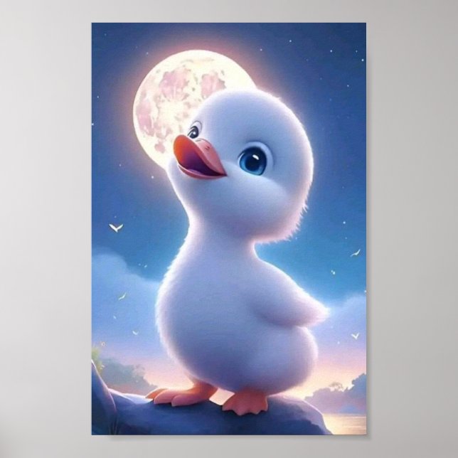 Poster Sala de aulas de infantários de artesanatos de pin (Frente)