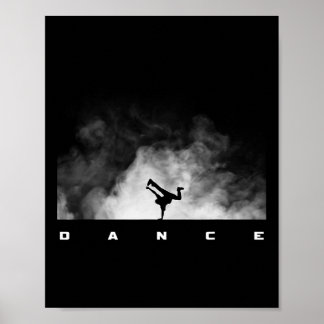 Poster Sala de Dança Basbo - Preto