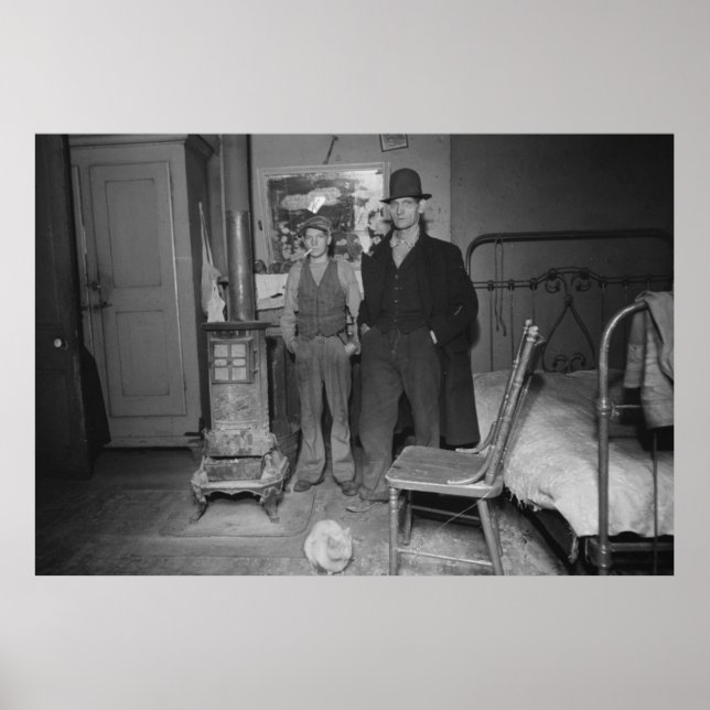 Pôster Sala de Depressão do excelente, anos 30 (Frente)