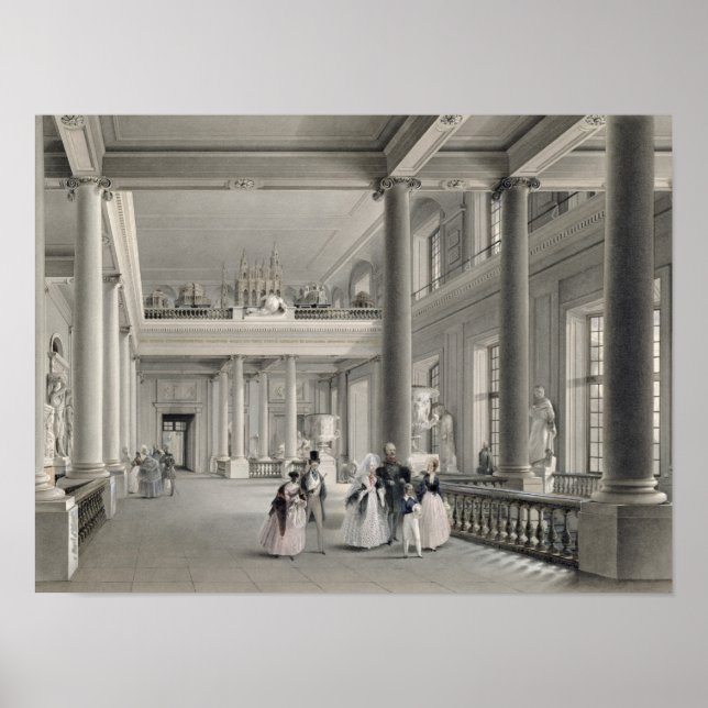 Pôster Sala de Entrada Superior da Academia de Belas Arte (Frente)