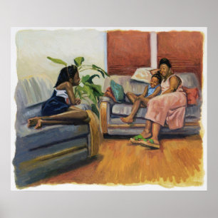 Poster Sala de estar 2000 da sala de visitas