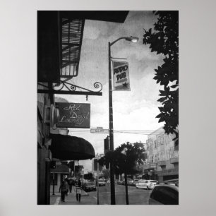 Pôster Sala de estar do diabo vermelho