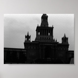 Poster Sala de Exposição Xangai da China Vintage