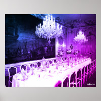 Sala de jantar do palácio Hofburg Viena Áustria Vi