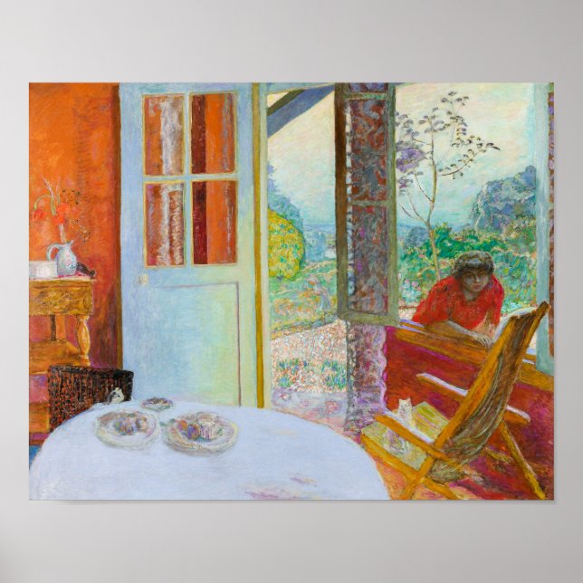 Poster Sala de jantar no país | Paul Bonnard | (Frente)