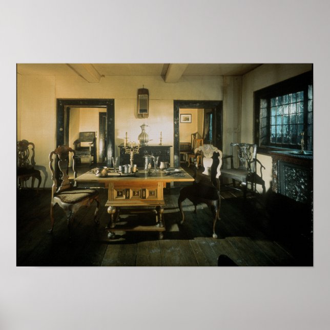 Pôster Sala de jantar no Palácio de Verão (Frente)