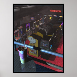 Pôster Sala de jogo fumarento