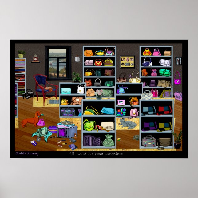 Pôster Sala de Purses 22,5 X 15 (Frente)