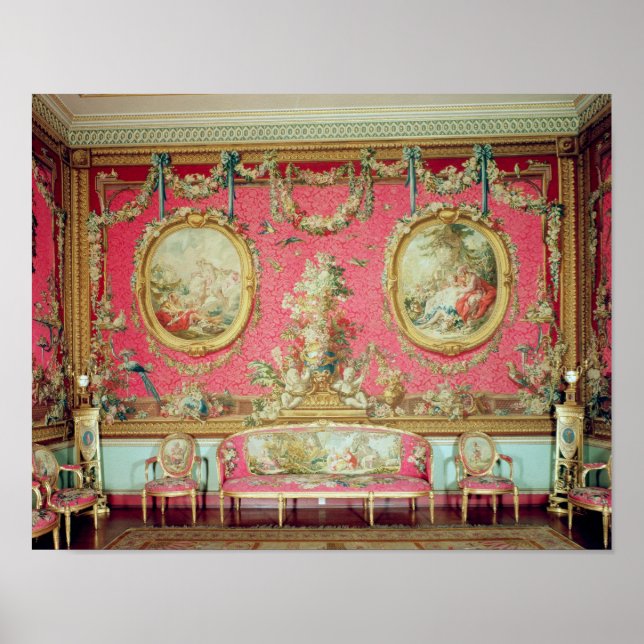 Poster Sala de tapeçaria, c.1763 (Frente)