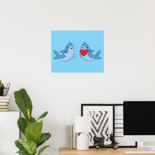 Poster Sala de Trabalho de arte para Crianças Kawaii Amig