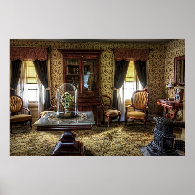 Poster Sala de Vidas Vitoriana Fresada (Frente)