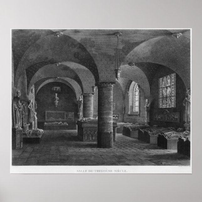 Pôster Sala do século 13, Musee des Monuments (Frente)