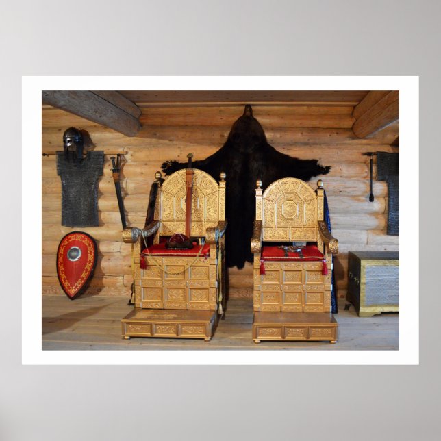 Poster Sala do trono (Frente)