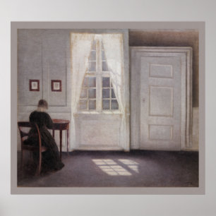 Pôster Sala Hammershoi em Strandgade 1901 CC0290
