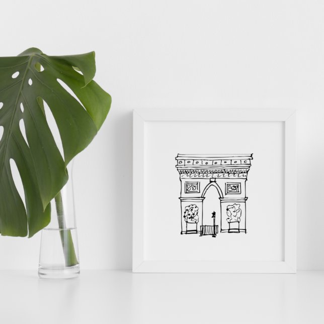 Poster Sala para Crianças | Arc de Triomphe Paris (Criador carregado)