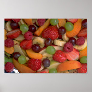 Poster Salada de fruta, fim-acima
