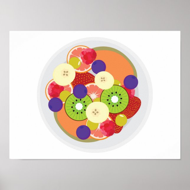 Poster Salada de Frutas (Frente)