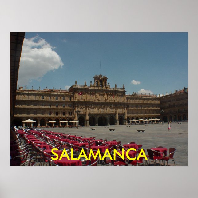 Poster Salamanca-Espanha (Frente)
