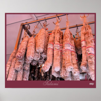 Poster Salami Italiano