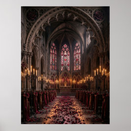 Poster Salão da Catedral Gótica do Vale do Amor