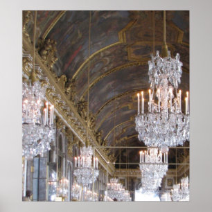Pôster Salão de baile grande, palácio de Versalhes
